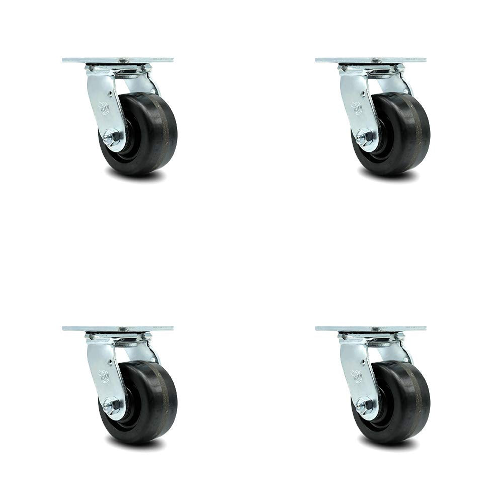 10 Inch Swivel Caster with Semi-Pneumatic Wheel P164