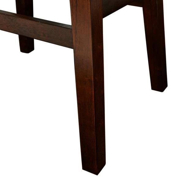 Brown Cow Print Walnut Bar Stool V738