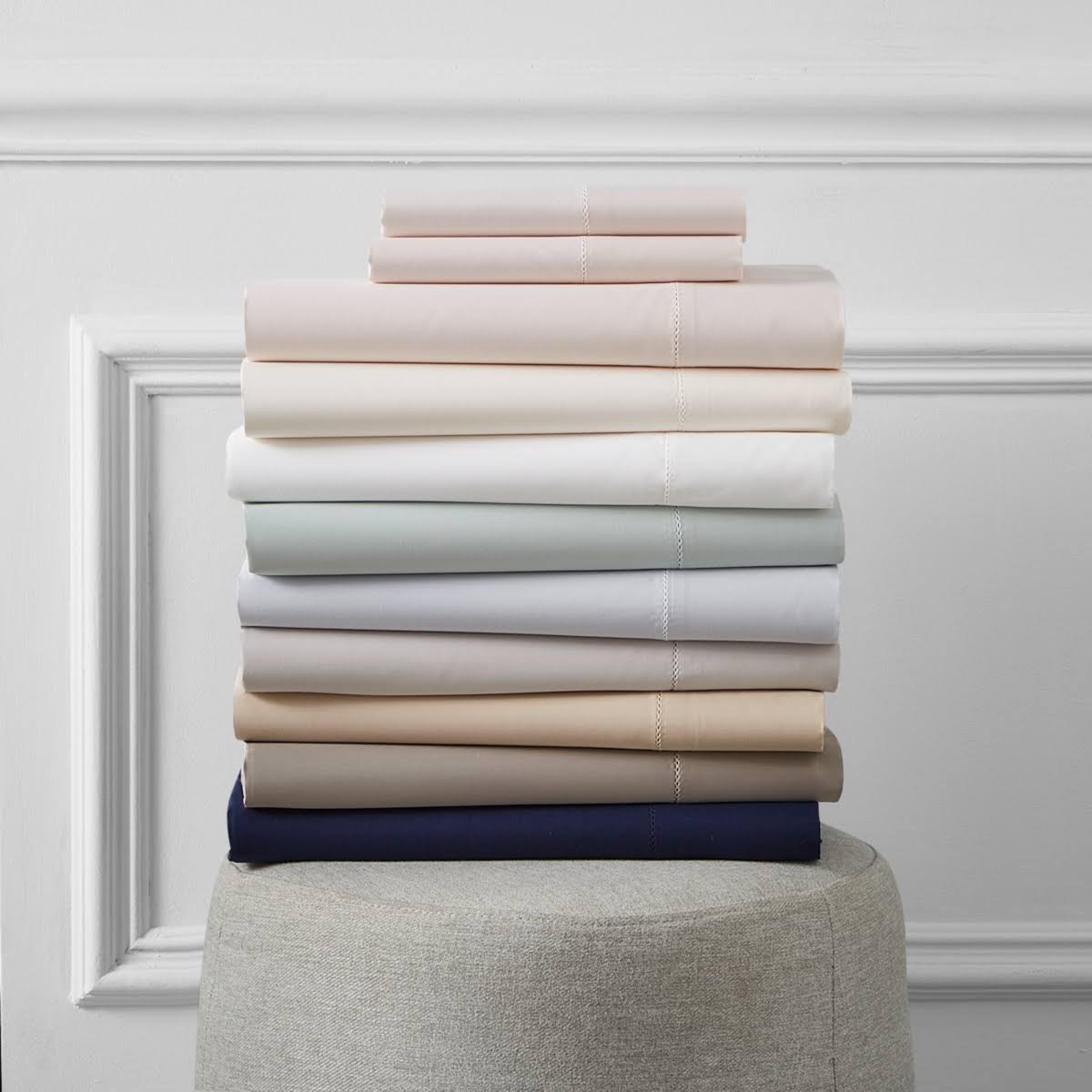 King Vanilla Sky Fitted Sateen Sheet G56466
