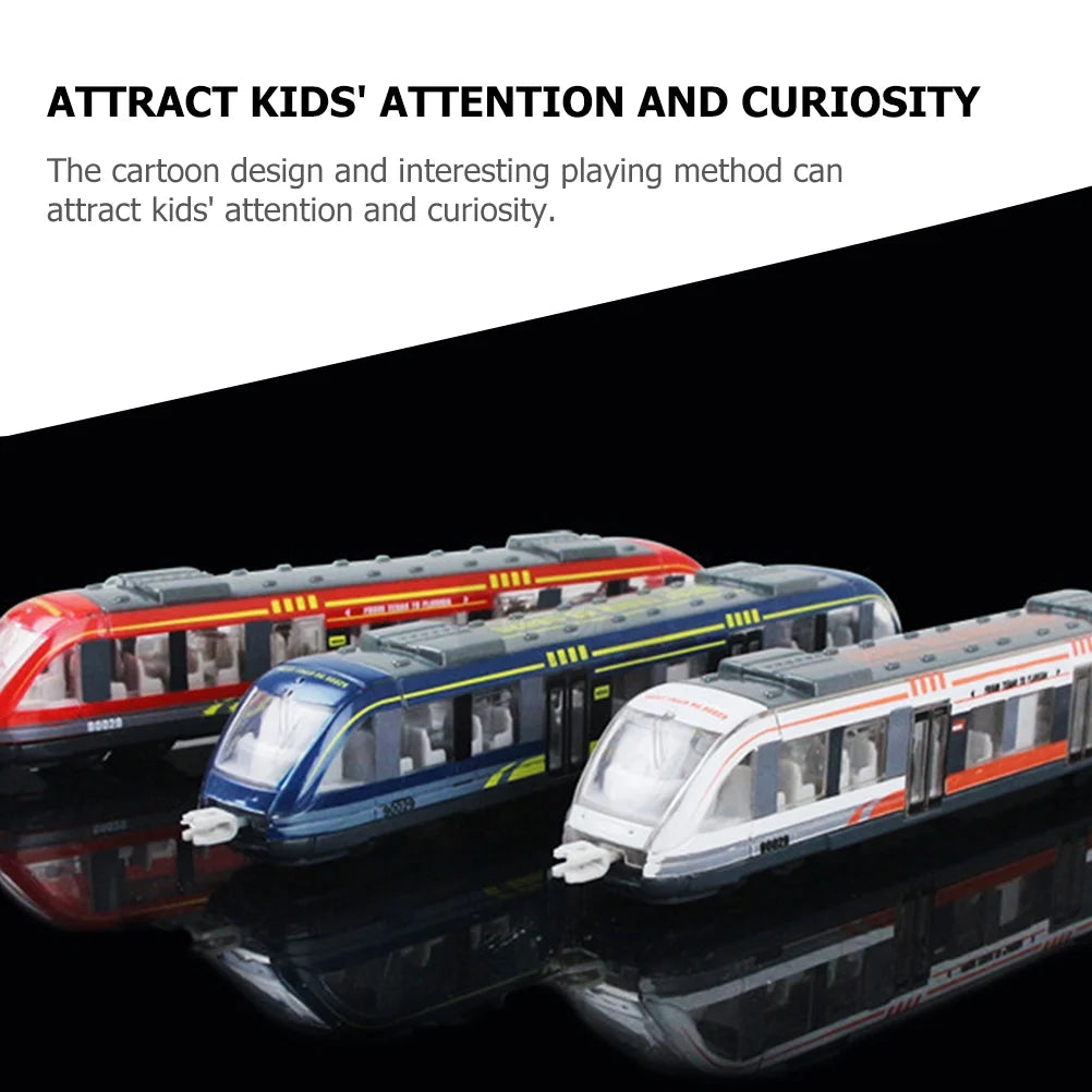 3pcs Simulation Electric Train Toy H8562