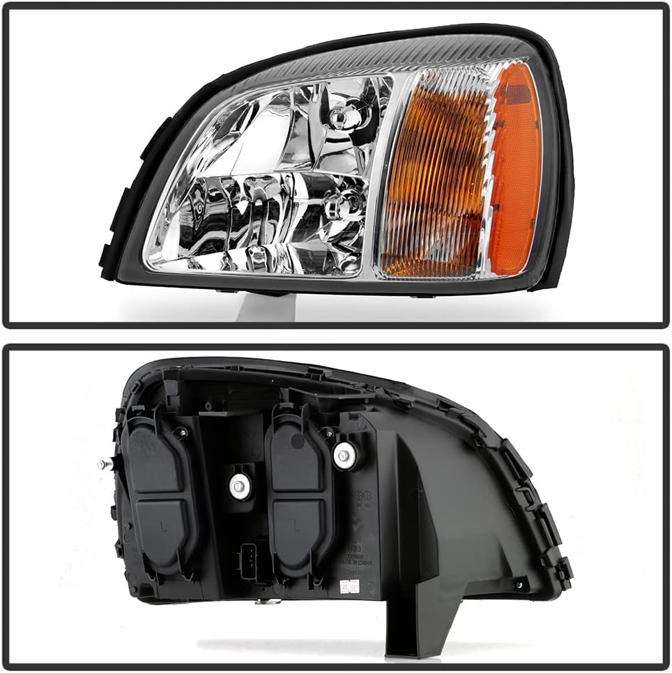 00-05 Cadillac Deville Headlights Headlamps Driver Passenger Side X357907