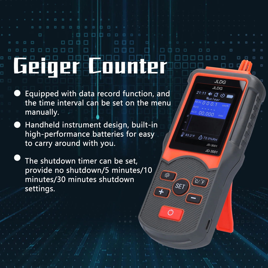 Multifunctional Geiger Counter and Electromagnetic Radiation and Humidity Measurement Device P713