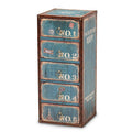 Blue 5-Drawer Cabinet C8933