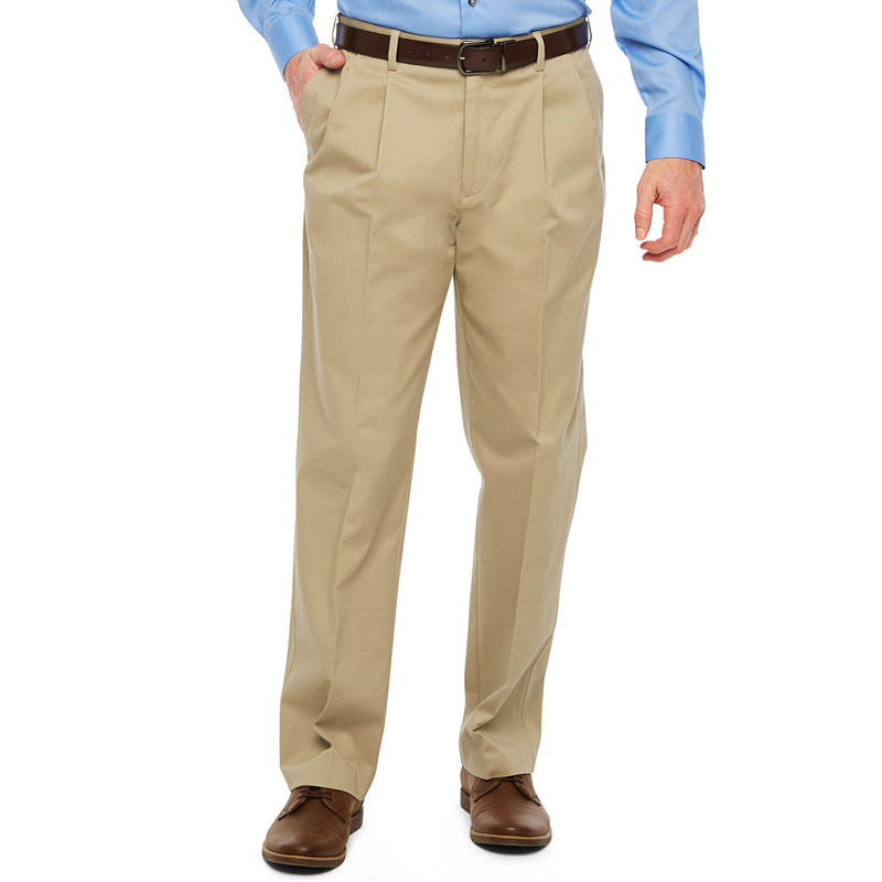 Men's Pleated Stretch Chino N8589