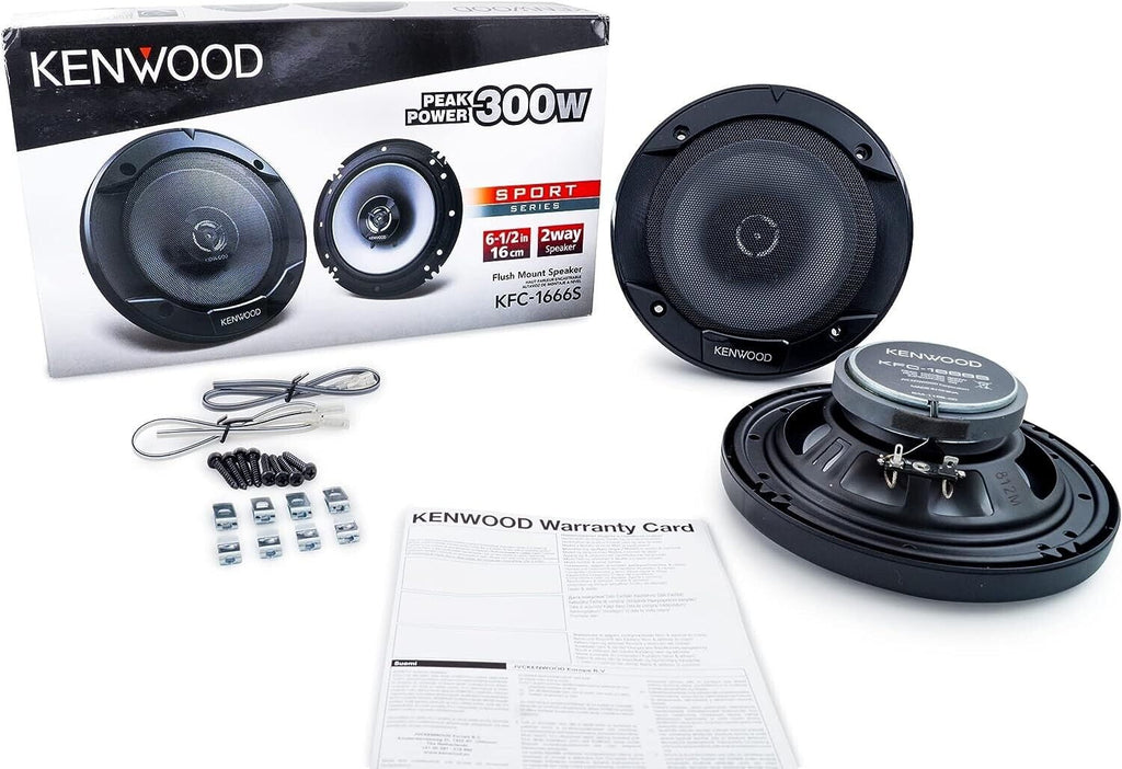 4 x 6.5 Inch 2-Way Car Coaxial Speakers 300W Max G61971