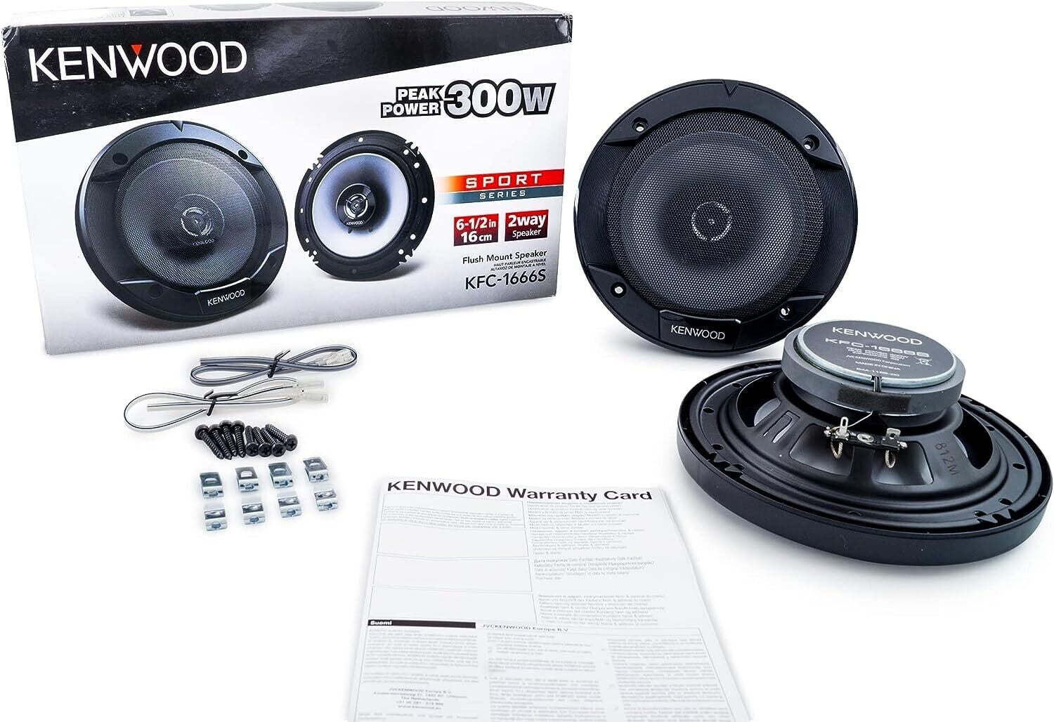 4 x 6.5 Inch 2-Way Car Coaxial Speakers 300W Max G61971