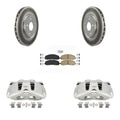 Front Disc Brake Caliper Coated Rotors And Ceramic Pads Kit J998594