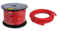 Red 0 Gauge AWG 100 Foot Spool Power/Ground Wire K94343