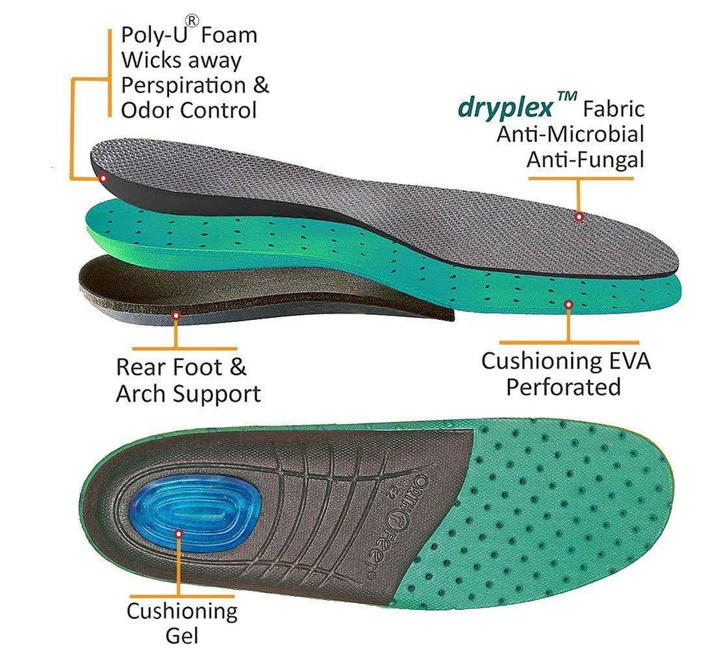 Men's OrthoFeet Pacific Palisades, Size: 11, Black D293