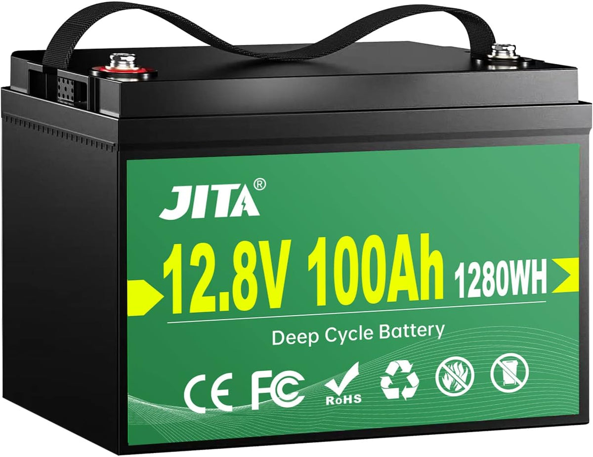 12V 100Ah LiFePO4 Lithium Battery with 100A BMS R969