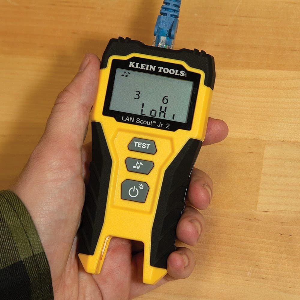 Cable Tester for CAT 5e, CAT 6/6A Cables with RJ45 Connections Pack of 2 K22917
