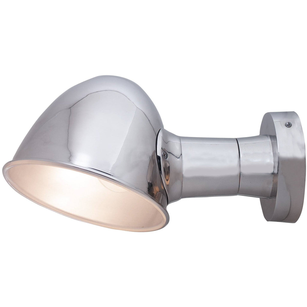 Polished Aluminum Funnel Wall Lamp K72953