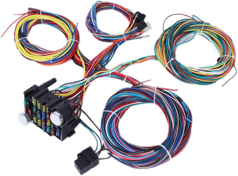 12V 21 Circuit Wiring Harness Kit Universal G2891