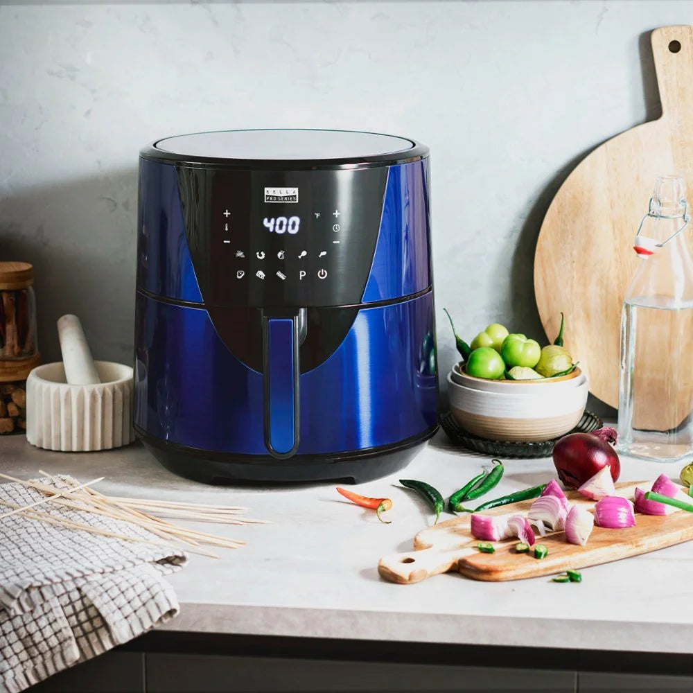 Ink Blue Stainless Steel Digital Air Fryer R85203