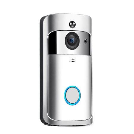 Silver WiFi Ring Doorbell Camera Video Intercom L961024