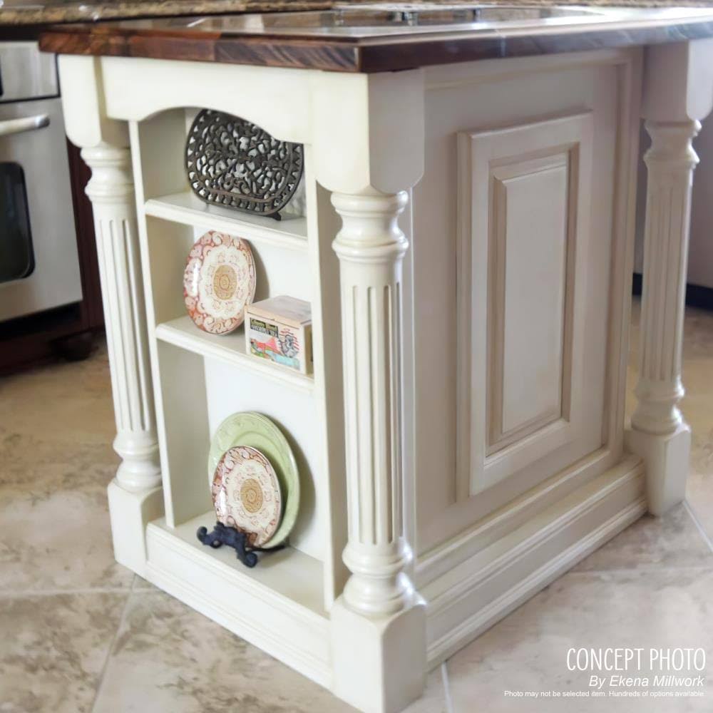 Cherry Fluted Cabinet Column O2147
