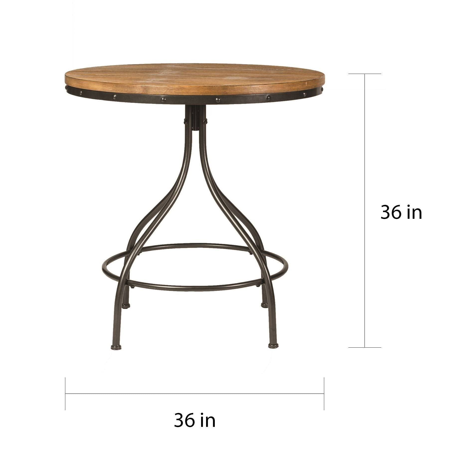 Vintage Grey Brown Drafting Pub Table W788
