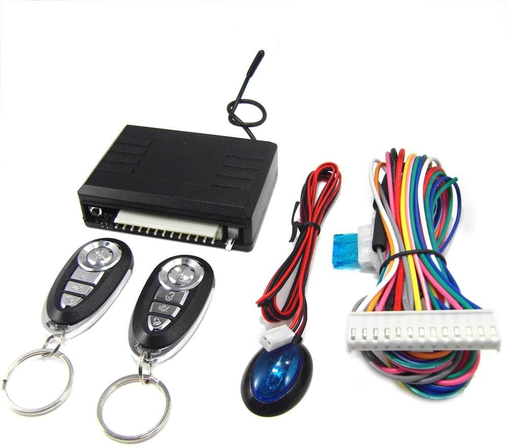 3-Channel 1-Way Car Alarm Keyless Entry System Pack of 2 L97686