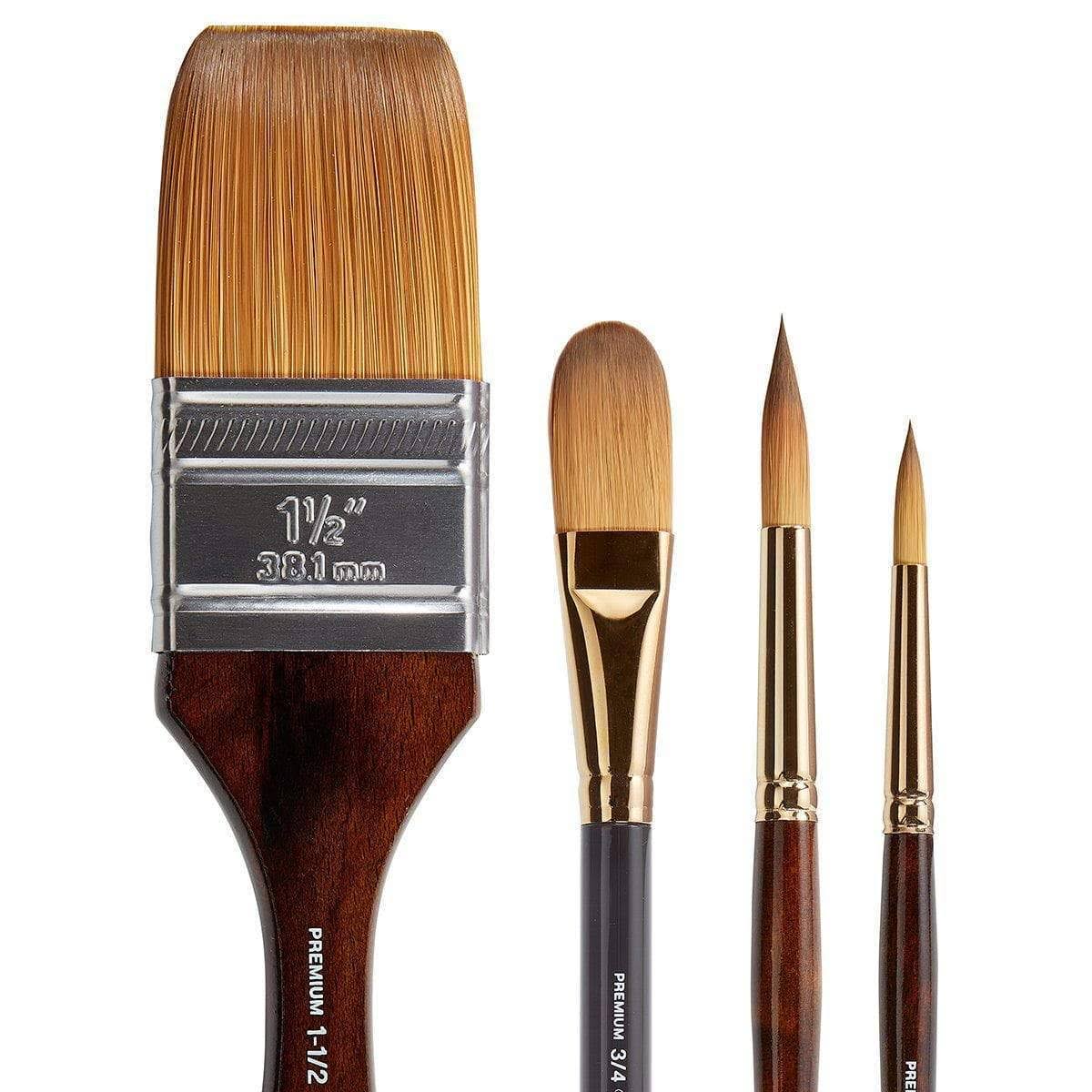 Set of 4 Synthetic Blend Brushes O335