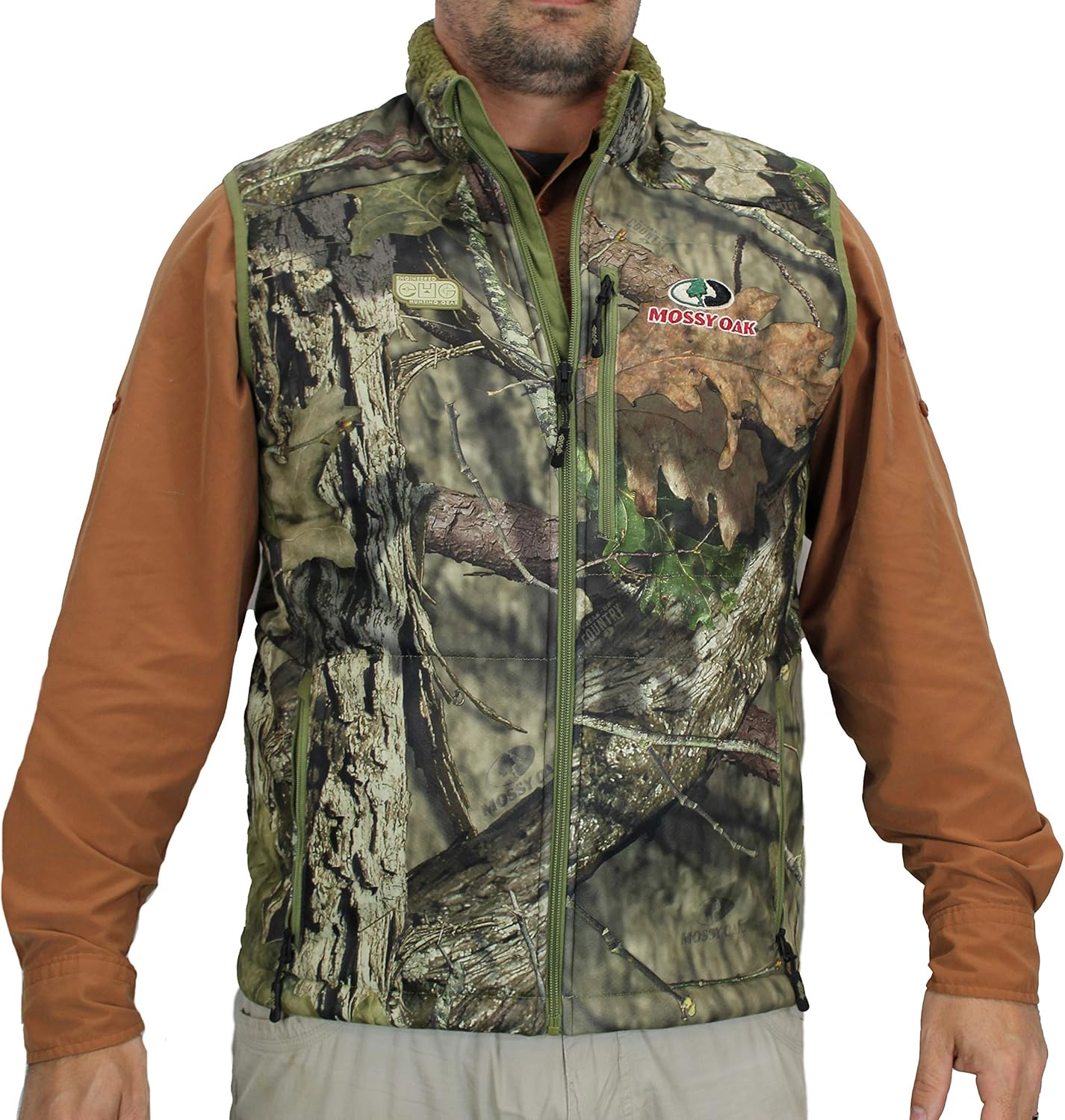 Camo Berber Fleece Lined Hunting Vest Q692