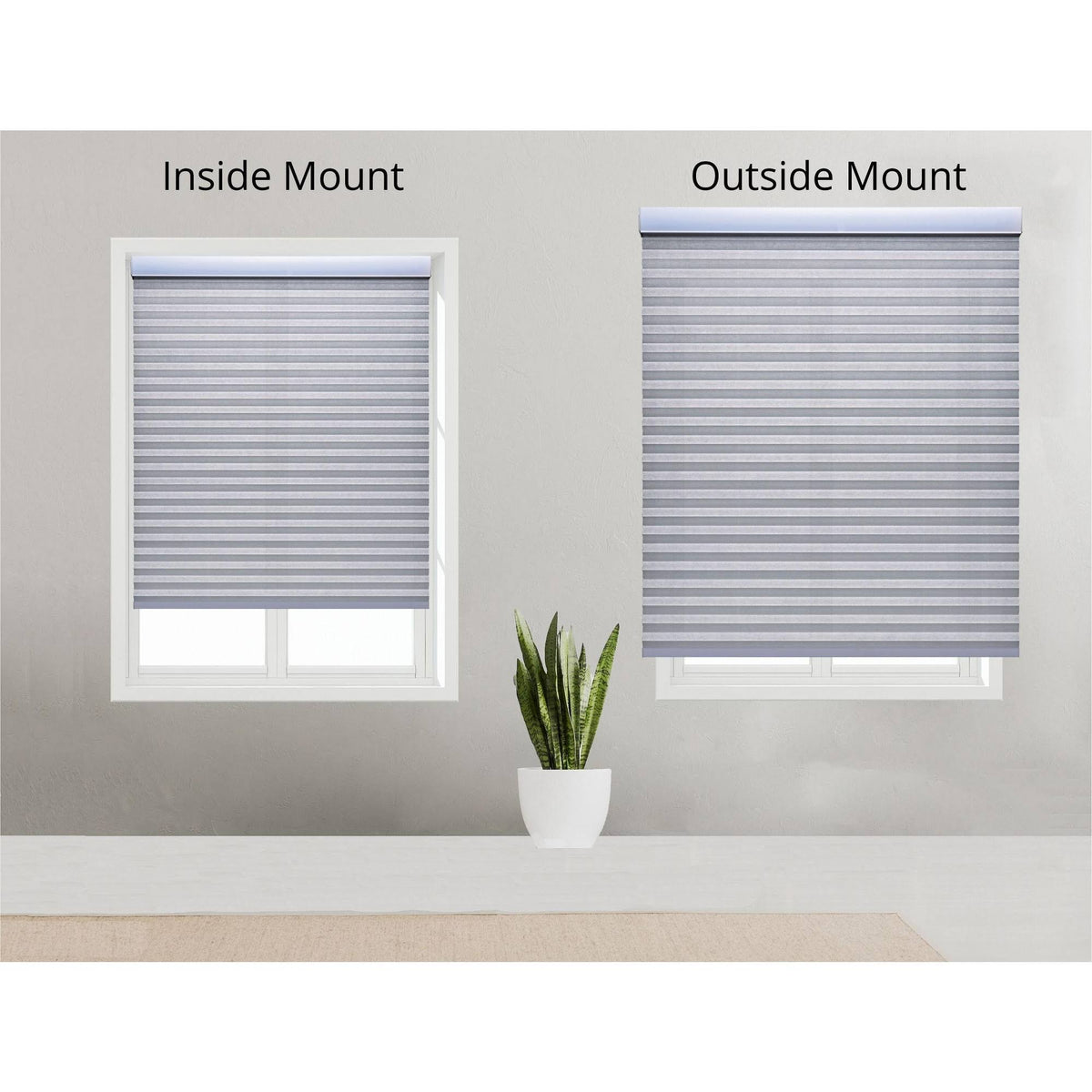 Cordless Cellular Light Filtering Shade, 46 W x 84 H, White I859273