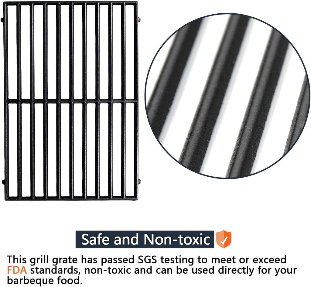 Cast Iron Cooking Grids for Gas Grills, Set of 2 O782