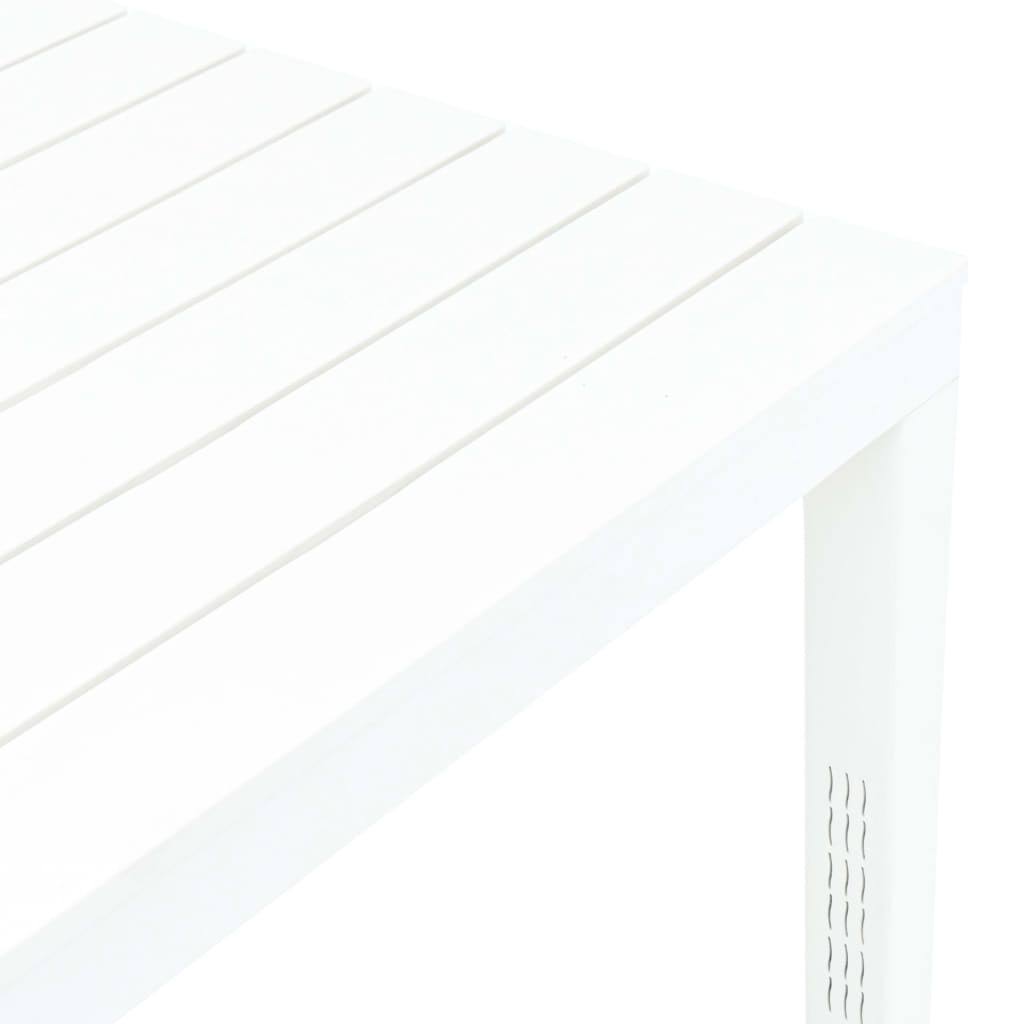 Mocca Plastic Garden Table Z835297