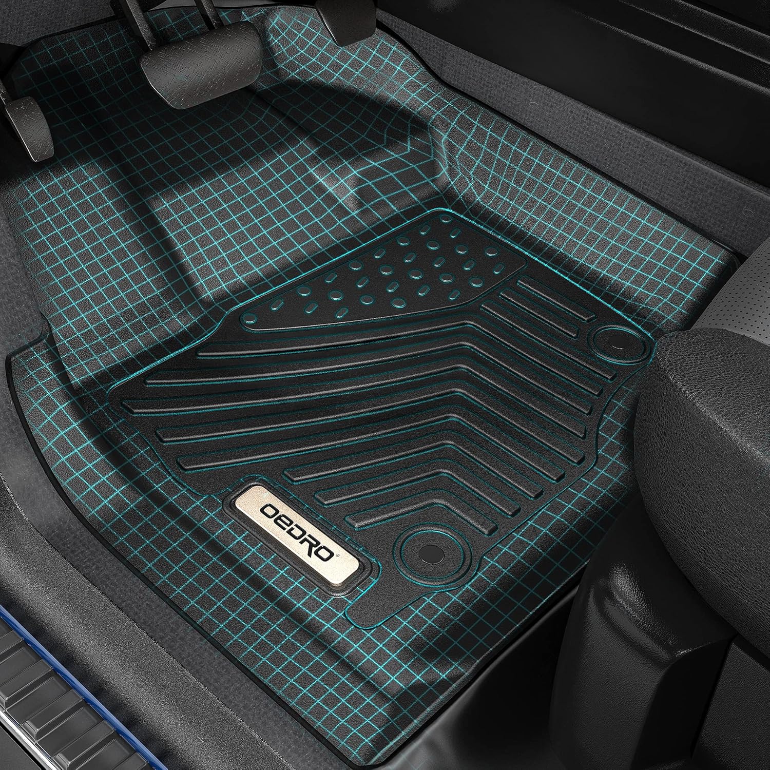 Black TPE All-Weather Floor Liners N27005