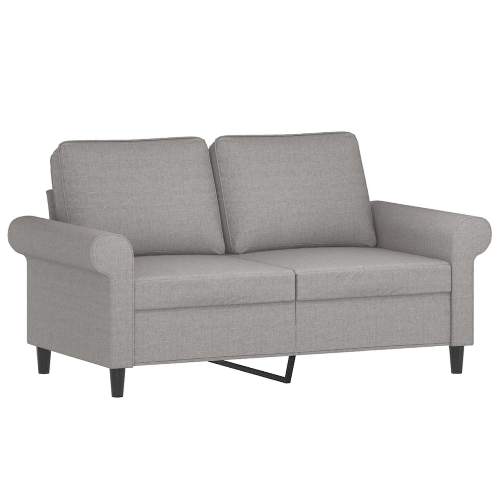 Gray 47.2" Fabric 2-Seater Sofa Q36477