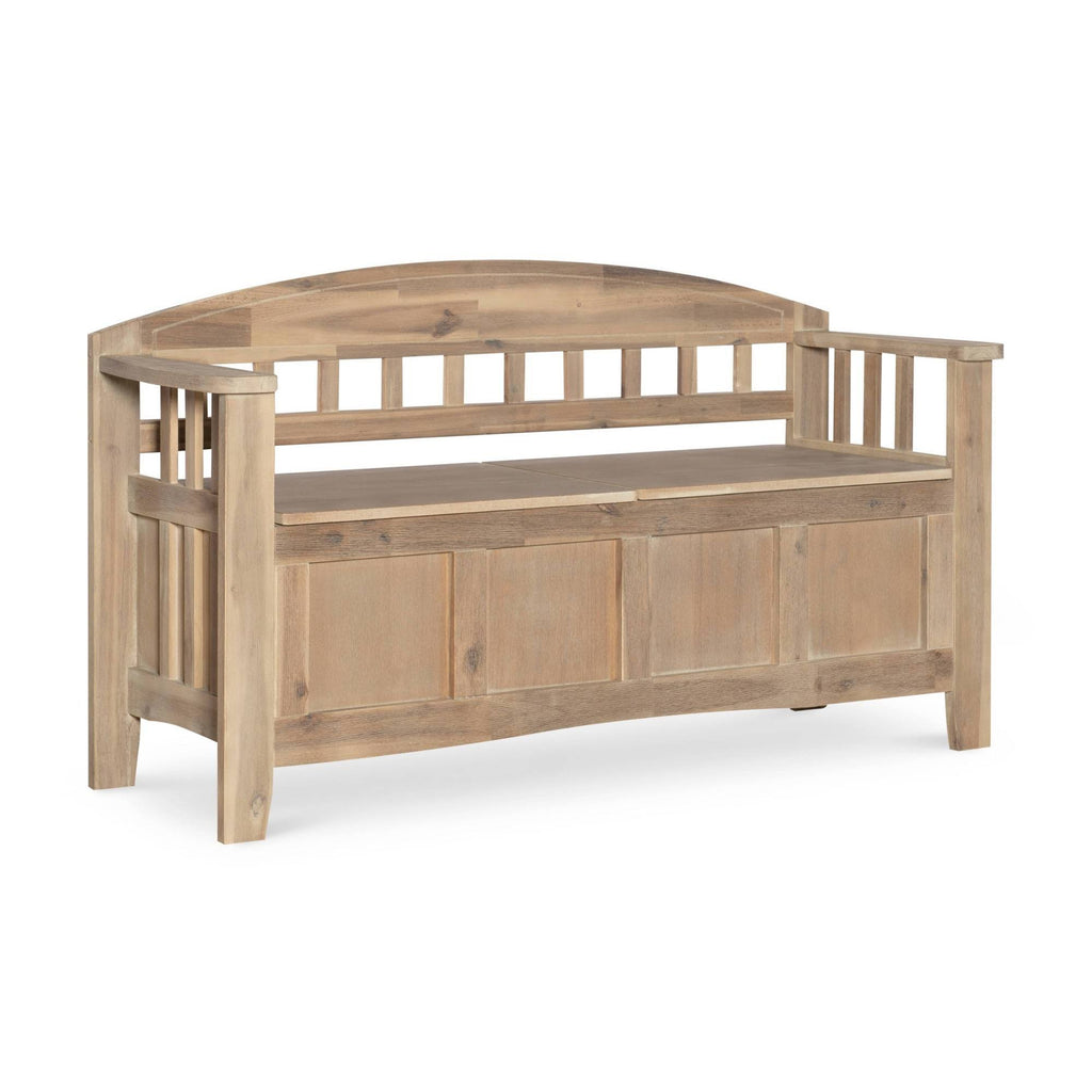 Natural Storage Bench V8604