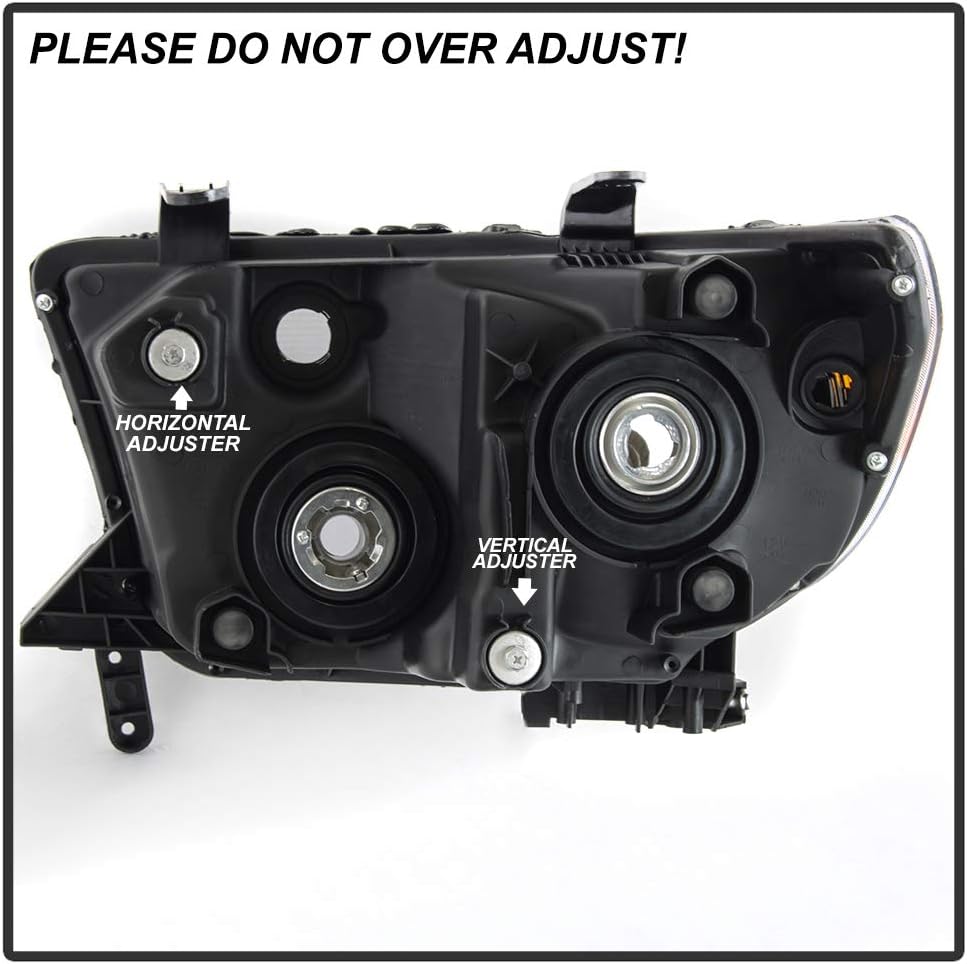 2007-2013 Toyota Tundra 2008-2017 Sequoia Headlights Driver + Passenger Side W43225