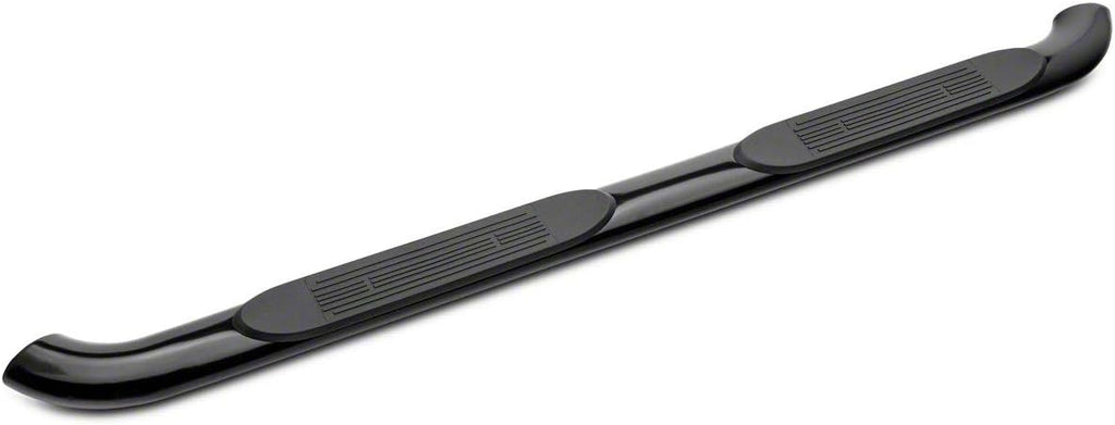 Black 4-Inch Oval Bent End Side Step Bars U47583
