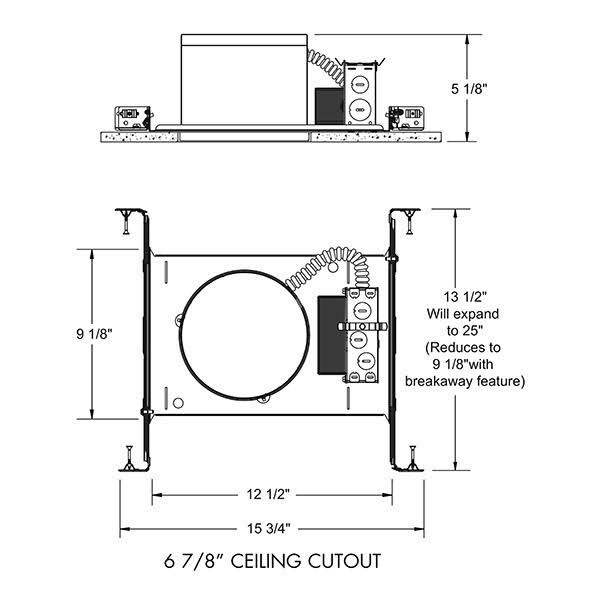 6-Inch IC Rated Recessed Housing E9929