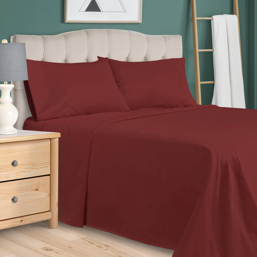 Lavender California King Solid Sheet Set J170907