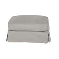 Slipcovered Ottoman Peyton Slate O1753