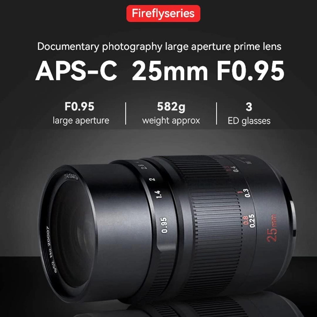 25mm F0.95 APS-C Manual Prime Lens for M43 Mount S49424