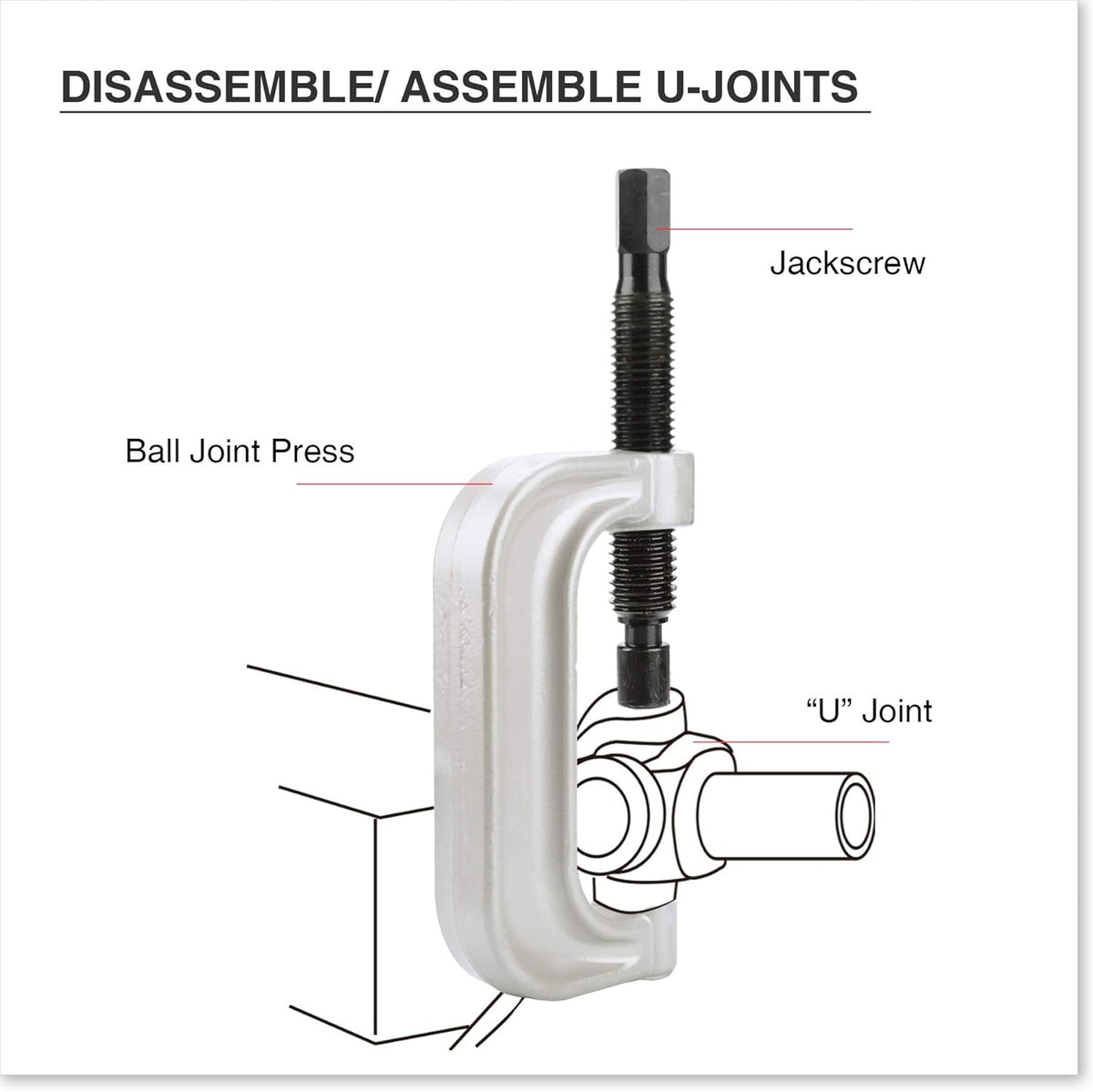 21PCS Ball Joint Press Kit & U-Joint Puller Service Tool Set B7269
