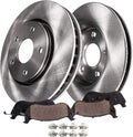 11.10" Front Disc Rotors and Brake Pads 4pc Set O45173