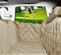 Water Repellant Dog Car Seat Cover with Seat Belt and 2 Headrest Covers U82417