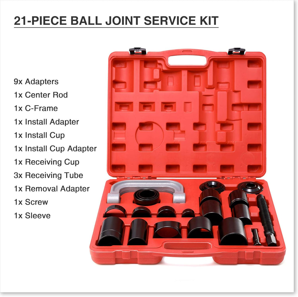 21PCS Ball Joint Press Kit & U-Joint Puller Service Tool Set B7269
