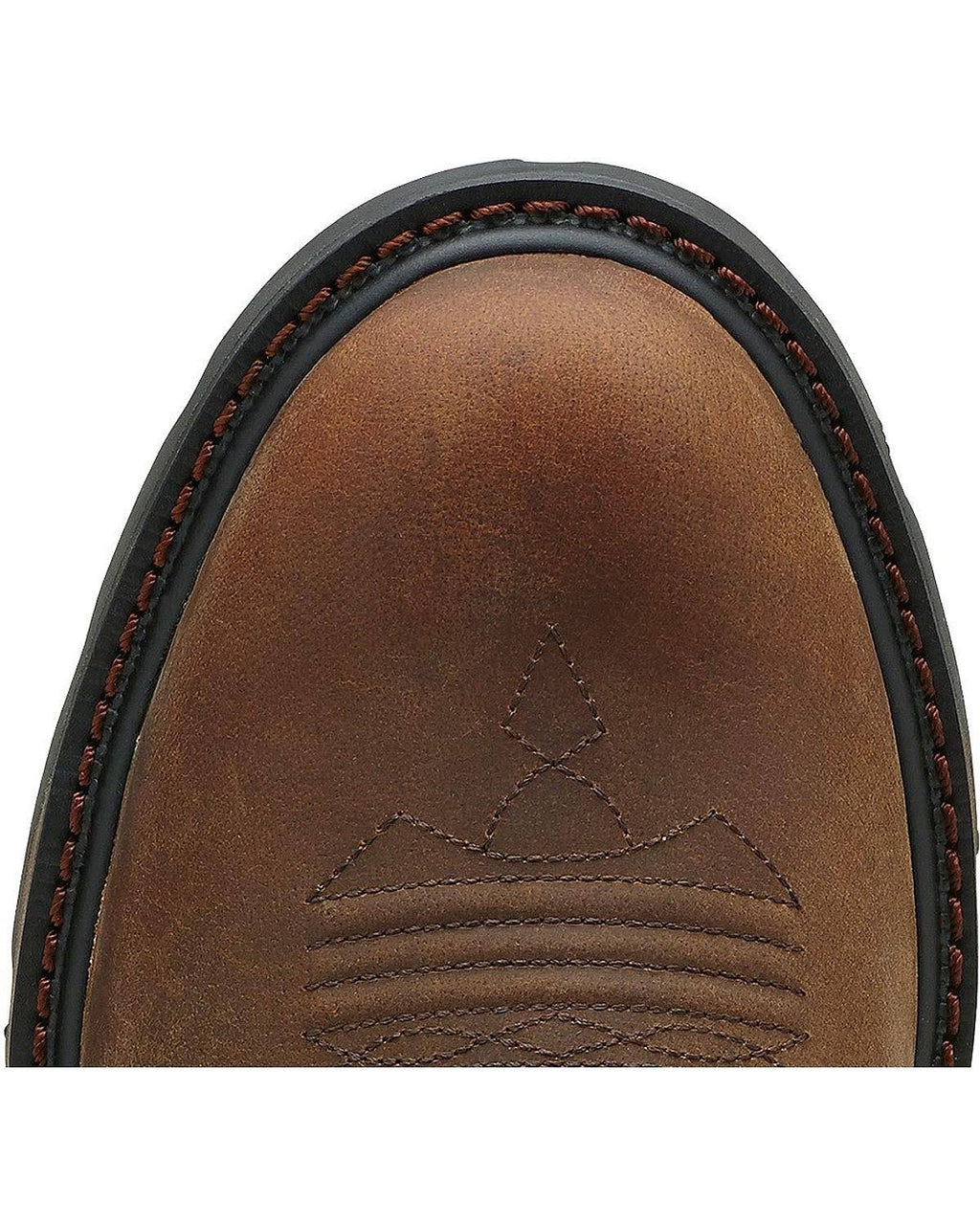 Brown Pull On Work Boots Z19981