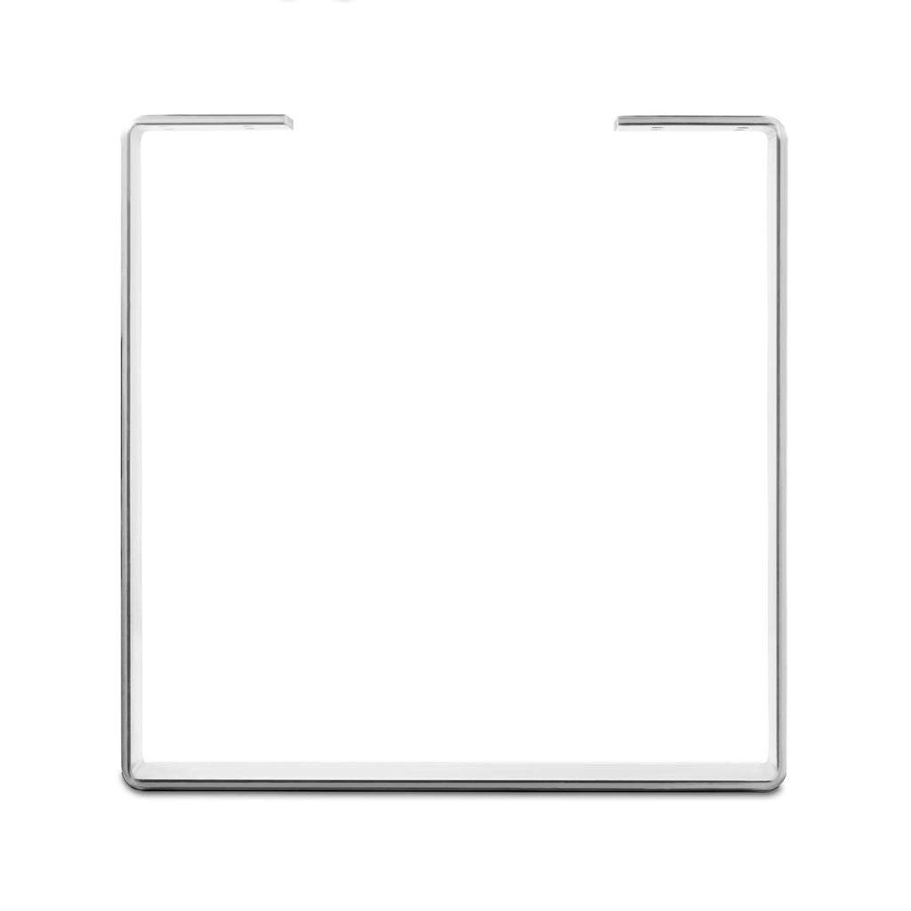 White U-Shape Flat Bar Table Leg and Bench Base A54743