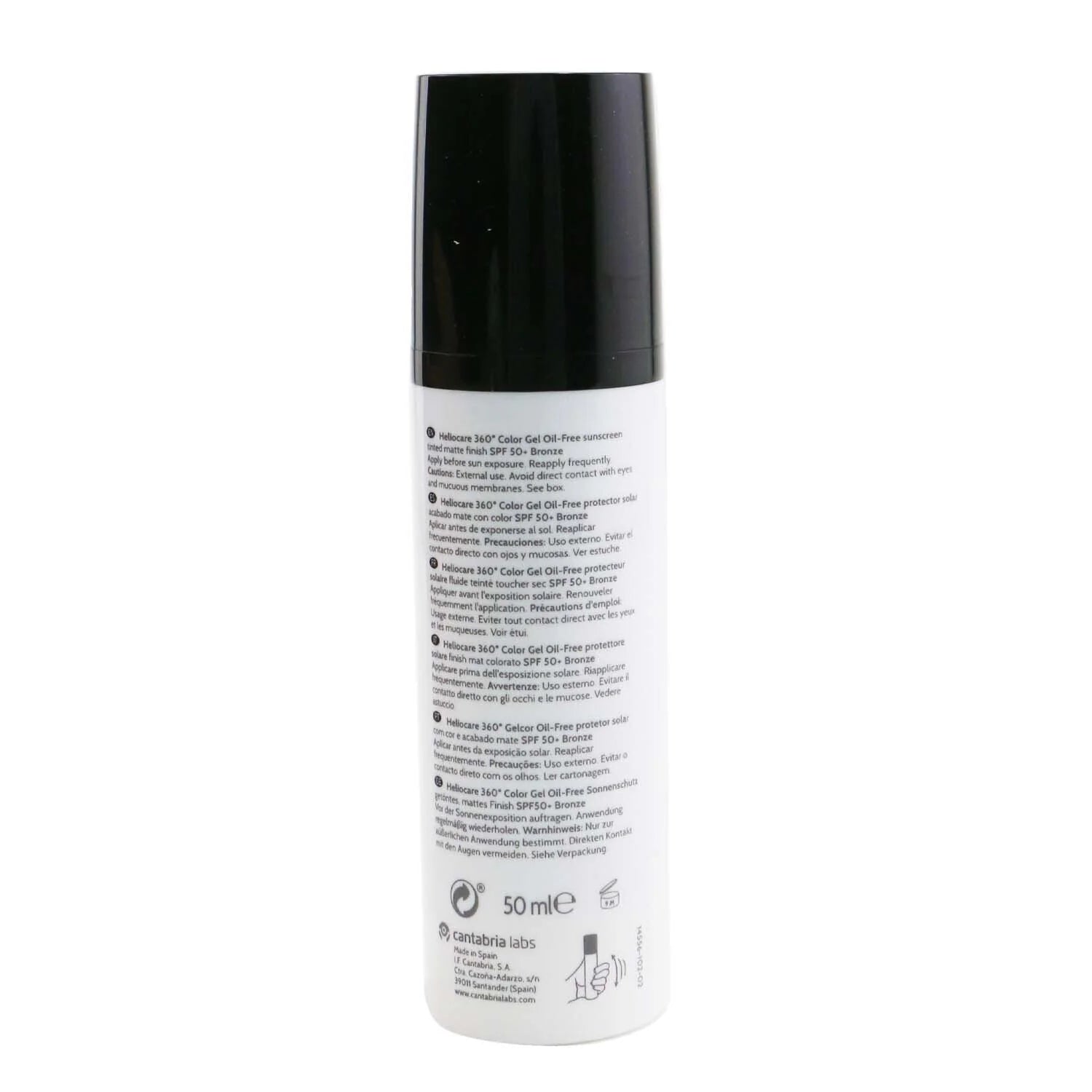 Oil Free Tinted Matte Finish SPF50 Gel 50ml Z47021
