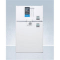 Compact 2 Door Refrigerator-Freezer with Combination Lock & Thermometer T312