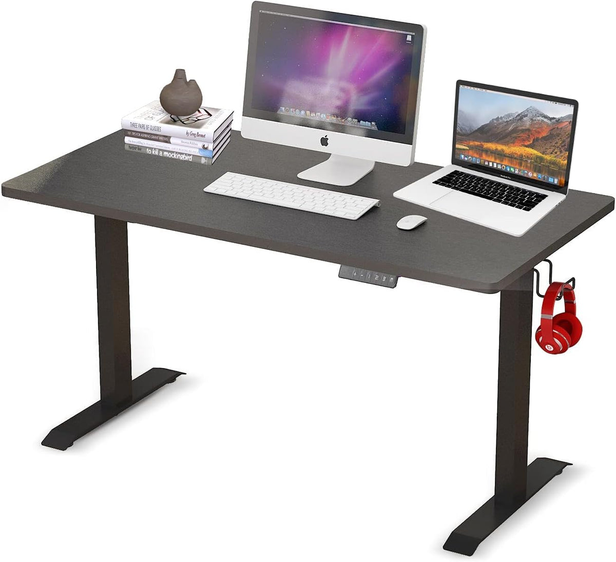 Black Electric Standing Desk 48 x 24 inch G946