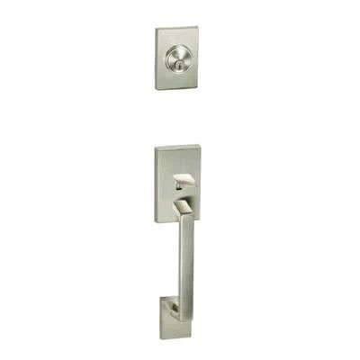 Satin Brass Handleset M687