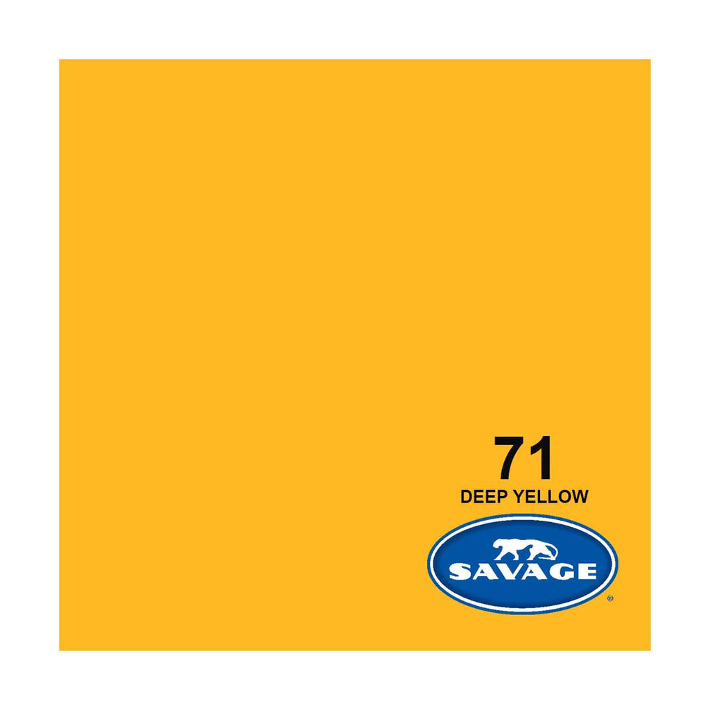 Deep Yellow Seamless Background Paper 107 in x 150 ft P35841