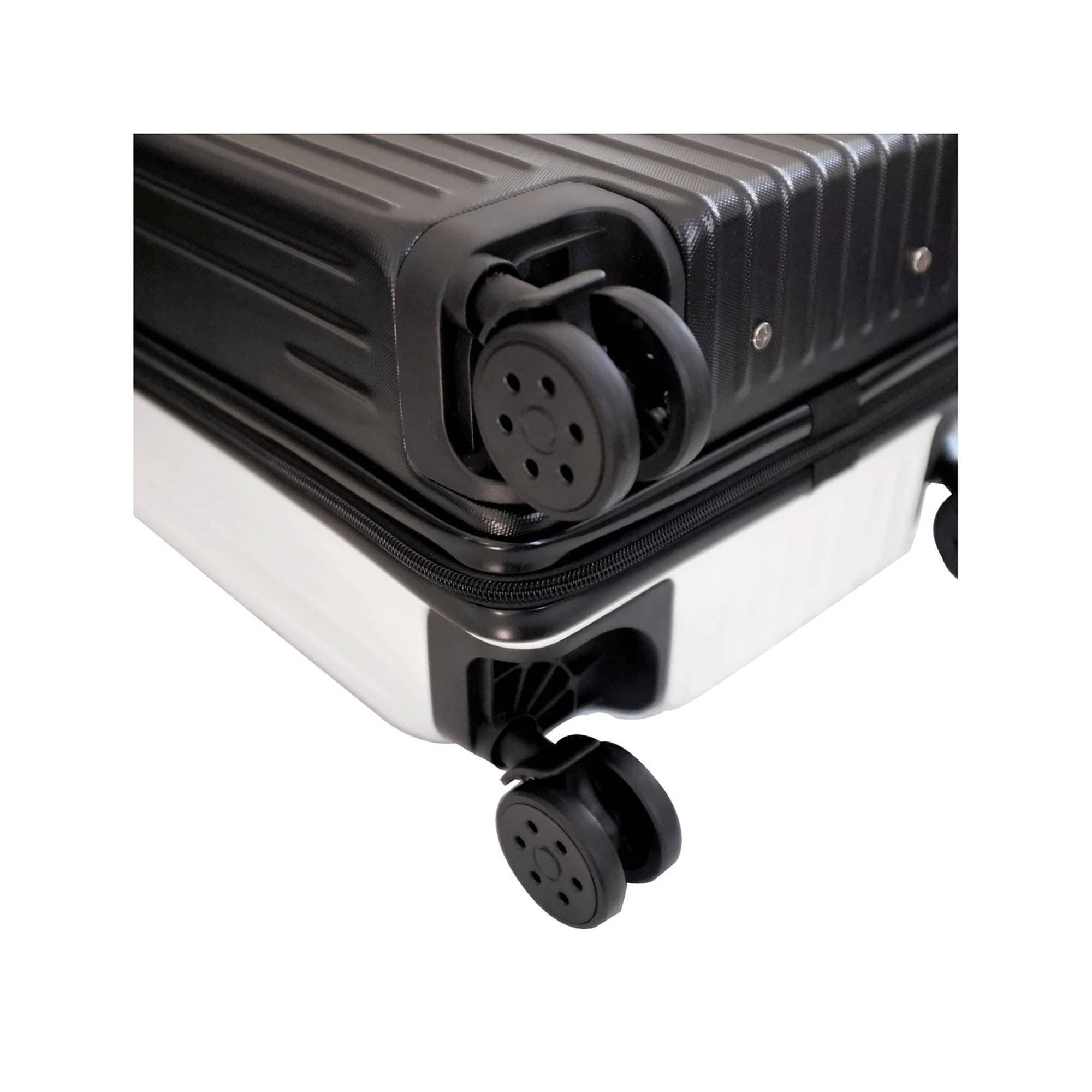 White Carry on Suitcase W38271