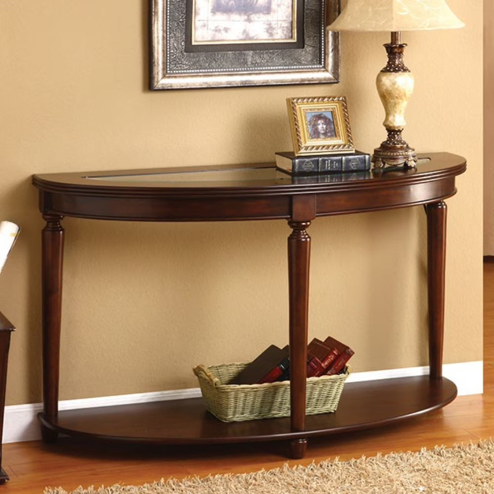Dark Cherry Traditional Sofa Table N35045