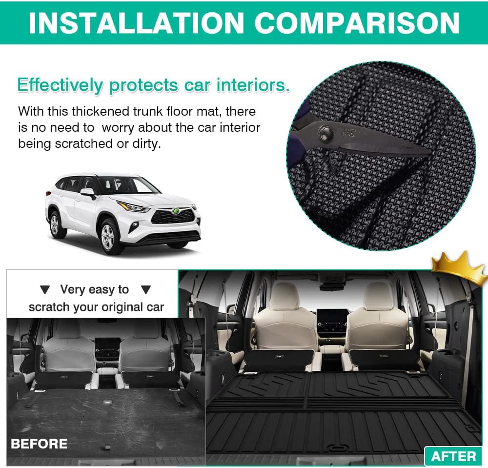 Cargo Liner Trunk Mat All Weather TPE T6669